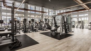 Fully Equipped Fitness Center at Nuvo Flats, Merrillville, Indiana